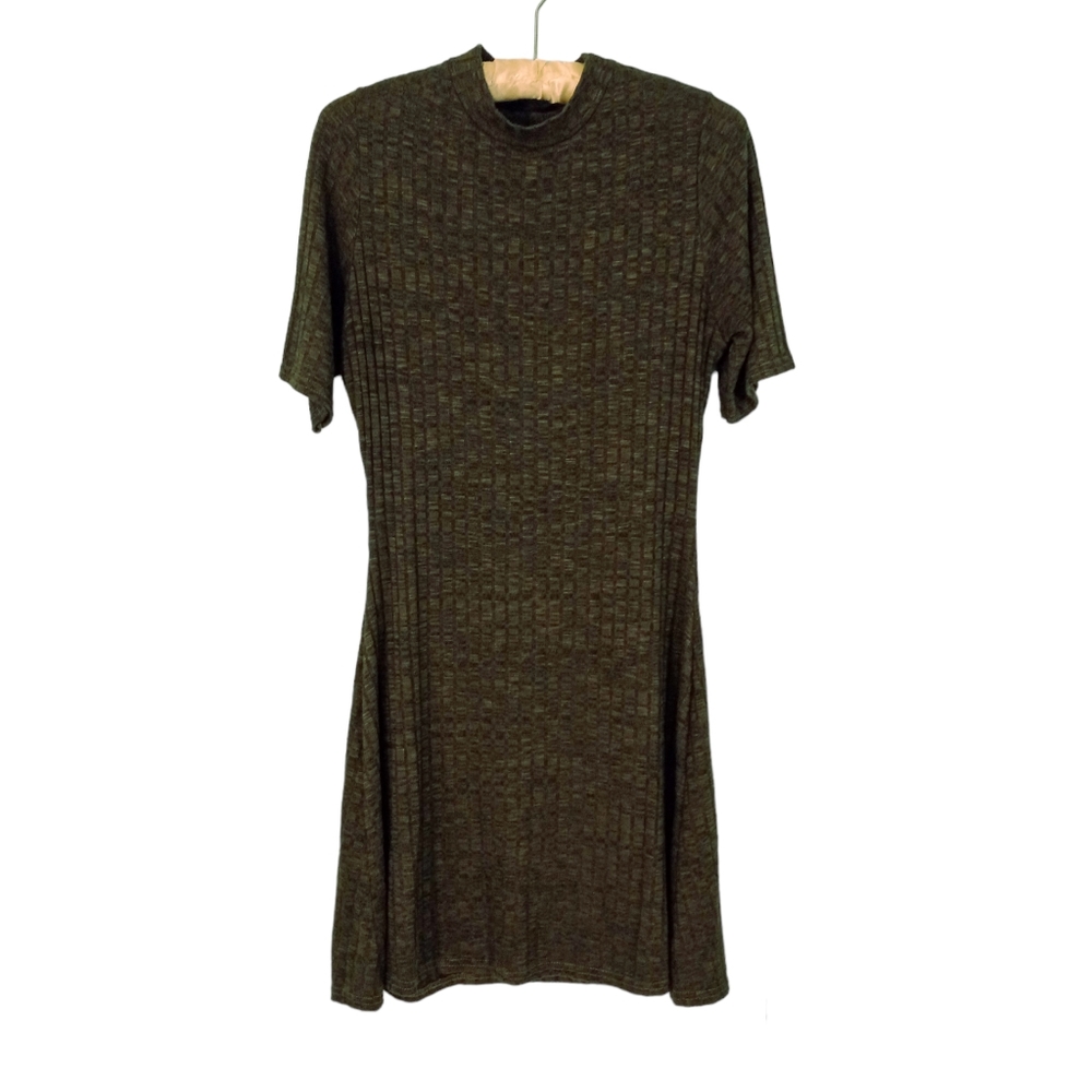 Missguided Mock Neck Fit and Flare Skater Dress | US 10